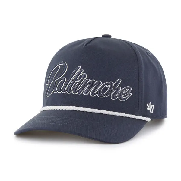 BALTIMORE ORIOLES OVERHAND TWO TONE '47 HITCH