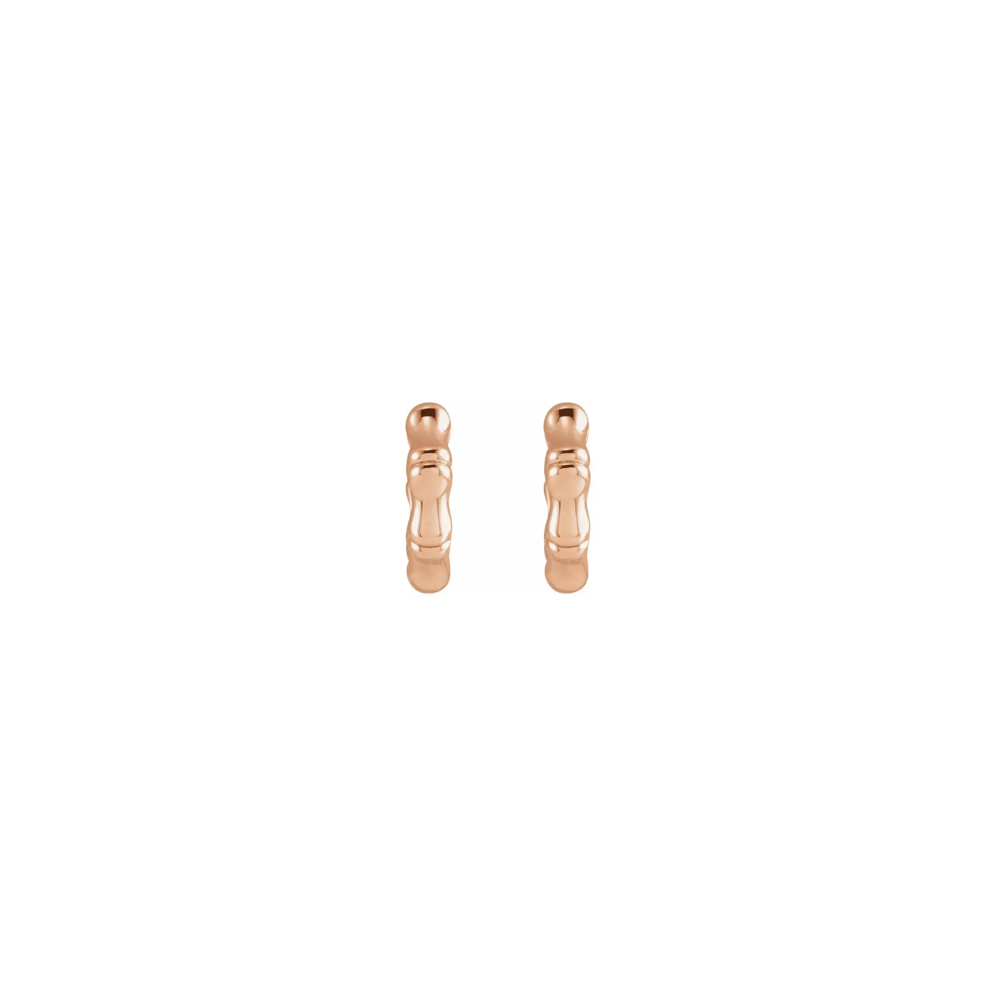 Bamboo Hinged Hoop Earrings