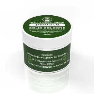 Barista (Solid Cologne) by Oak City Beard Company