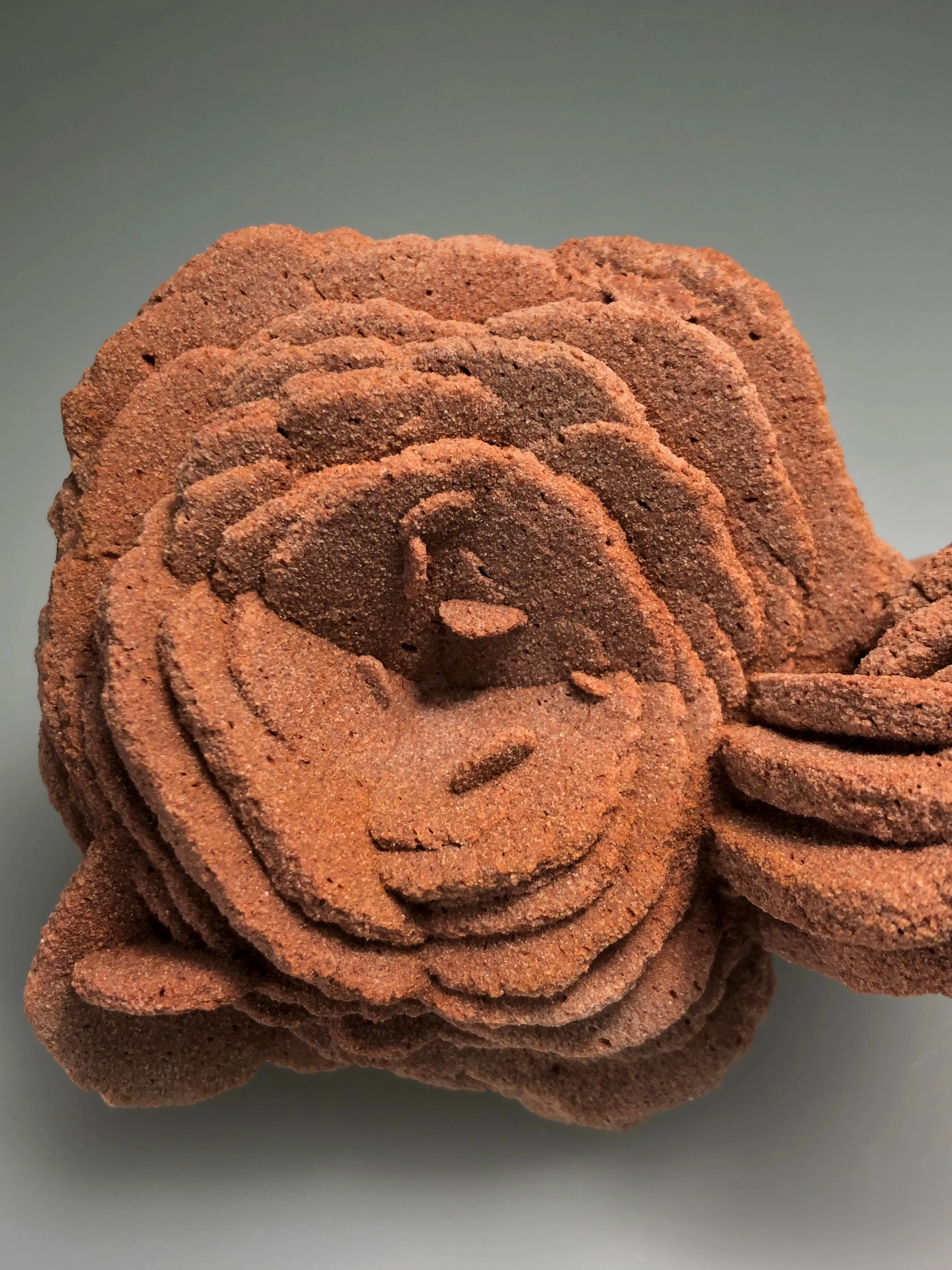 Barite (Rose), Norman, Oklahoma, Dr. David London Collection, Small Cabinet, 7.0 cm x 7.5 cm x 10.5 cm, $200.  Online Oct. 13.