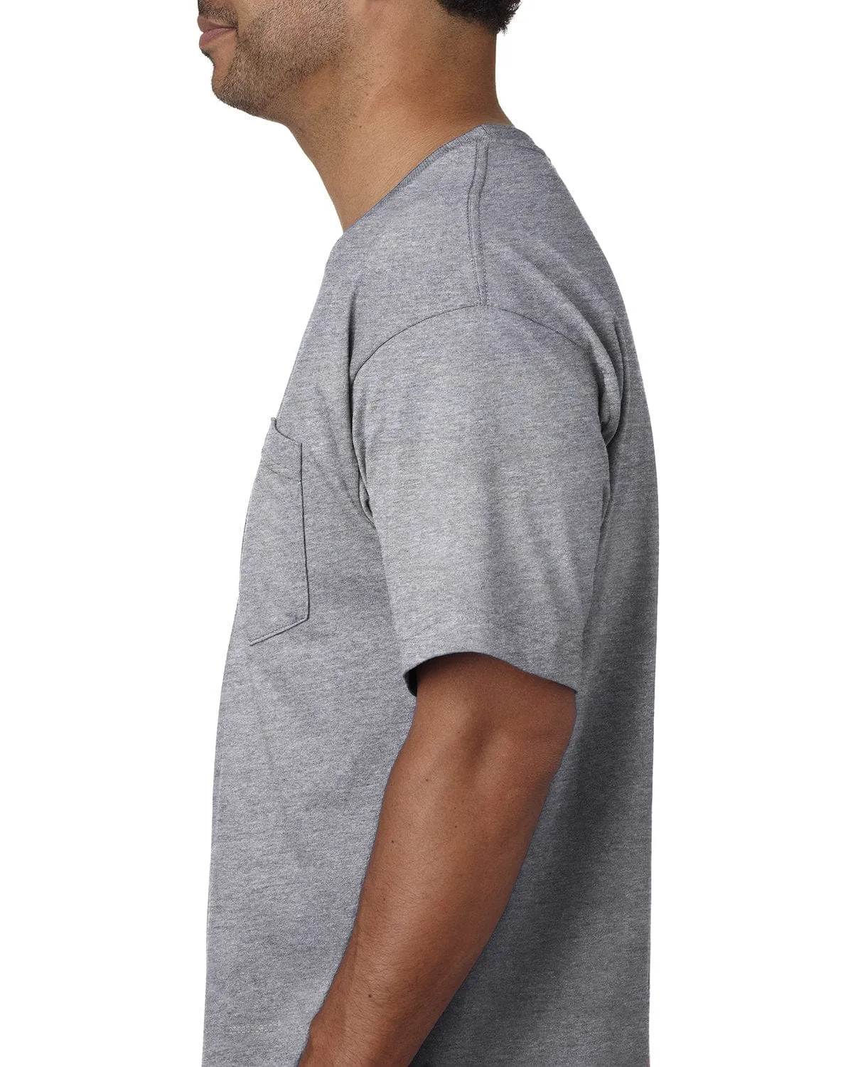 Bayside USA Made Short Sleeve Pocket T-Shirt