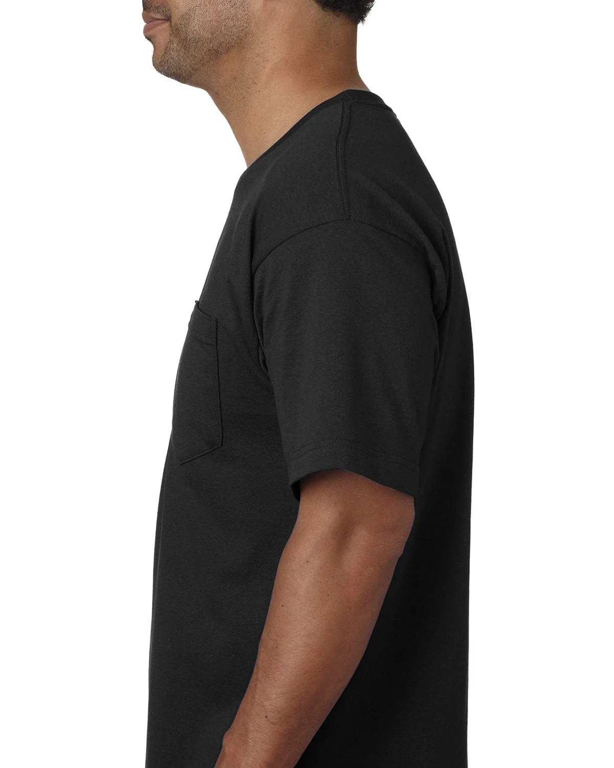 Bayside USA Made Short Sleeve Pocket T-Shirt