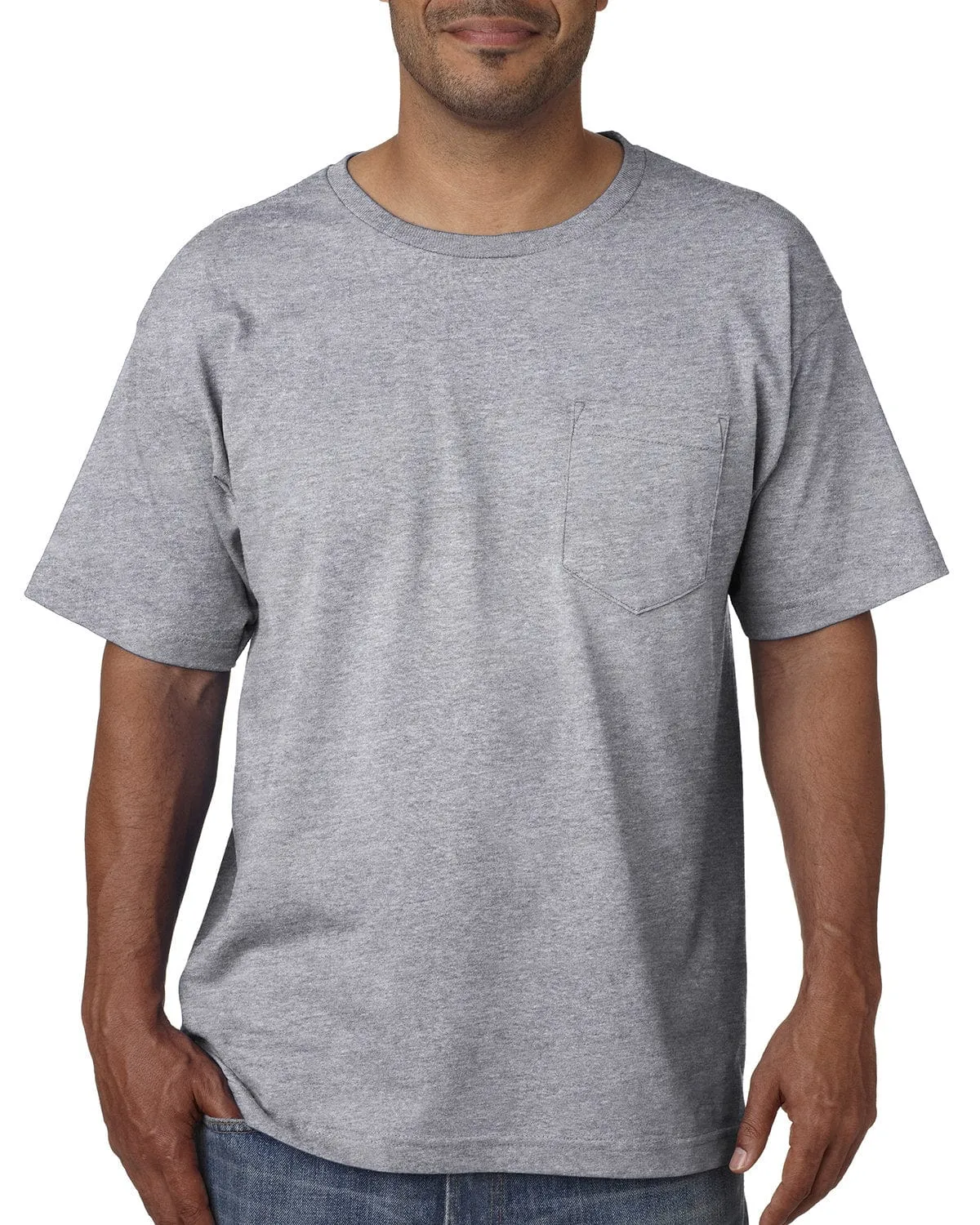 Bayside USA Made Short Sleeve Pocket T-Shirt
