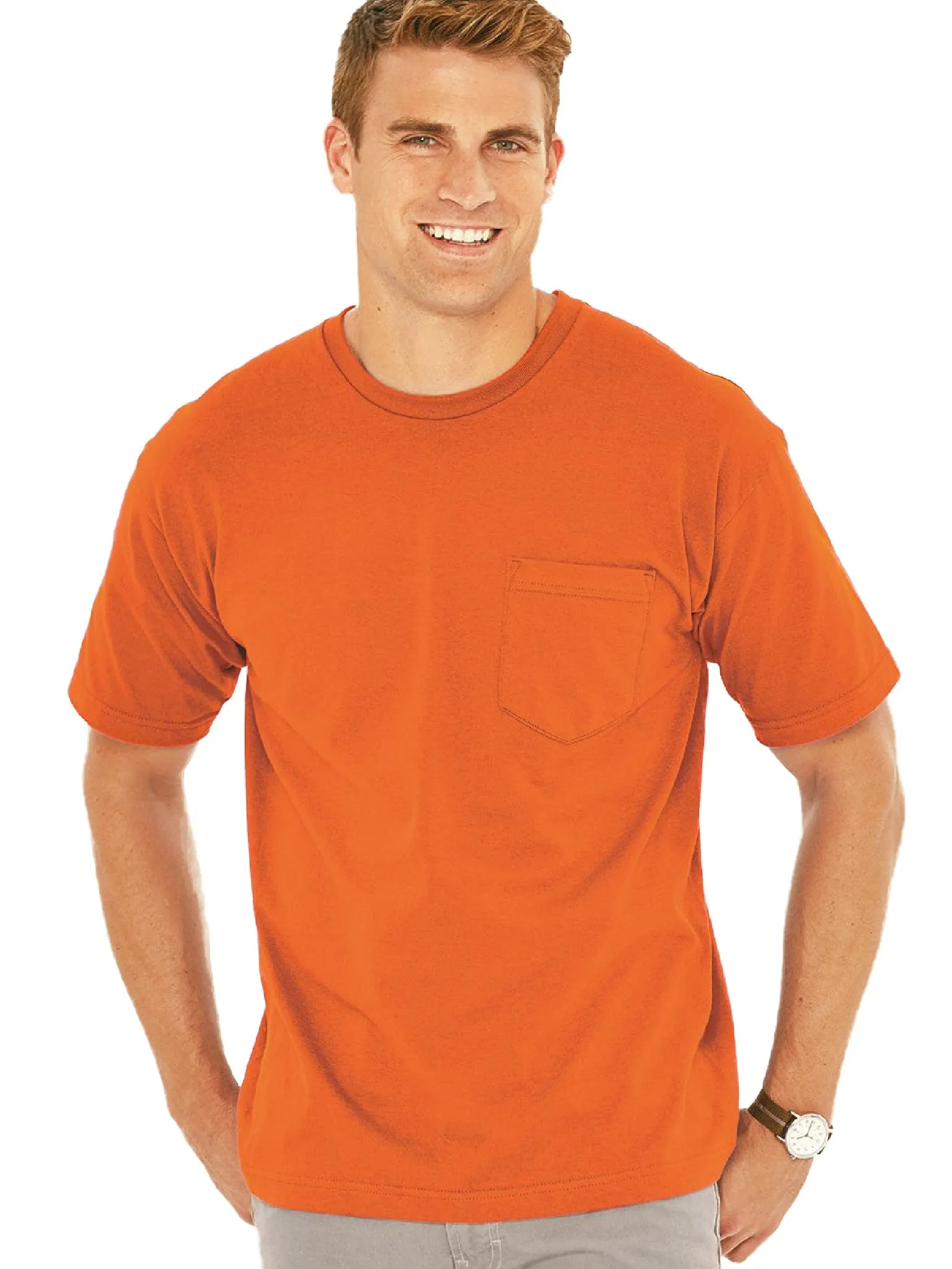 Bayside USA Made Short Sleeve Pocket T-Shirt