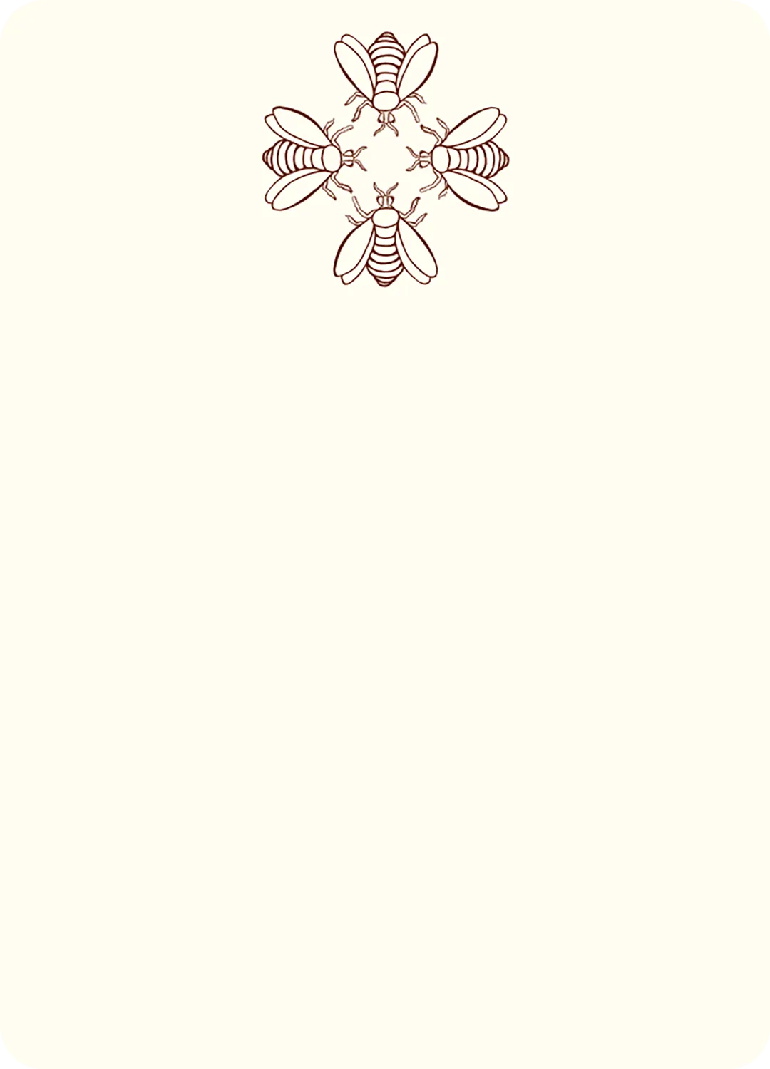 Bee Quartet A6 Notes