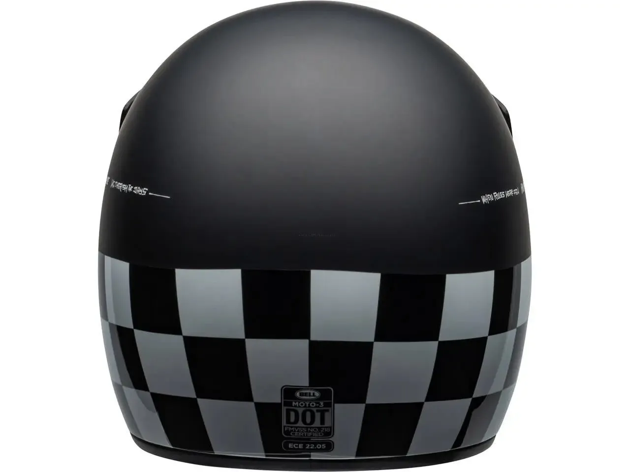 BELL Moto-3 Helmet Classic Fasthouse Checkers Black/White/Red