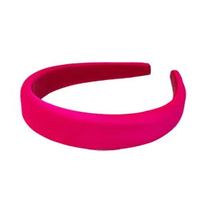 Bellefixe 1" Padded Headband - Hot Pink