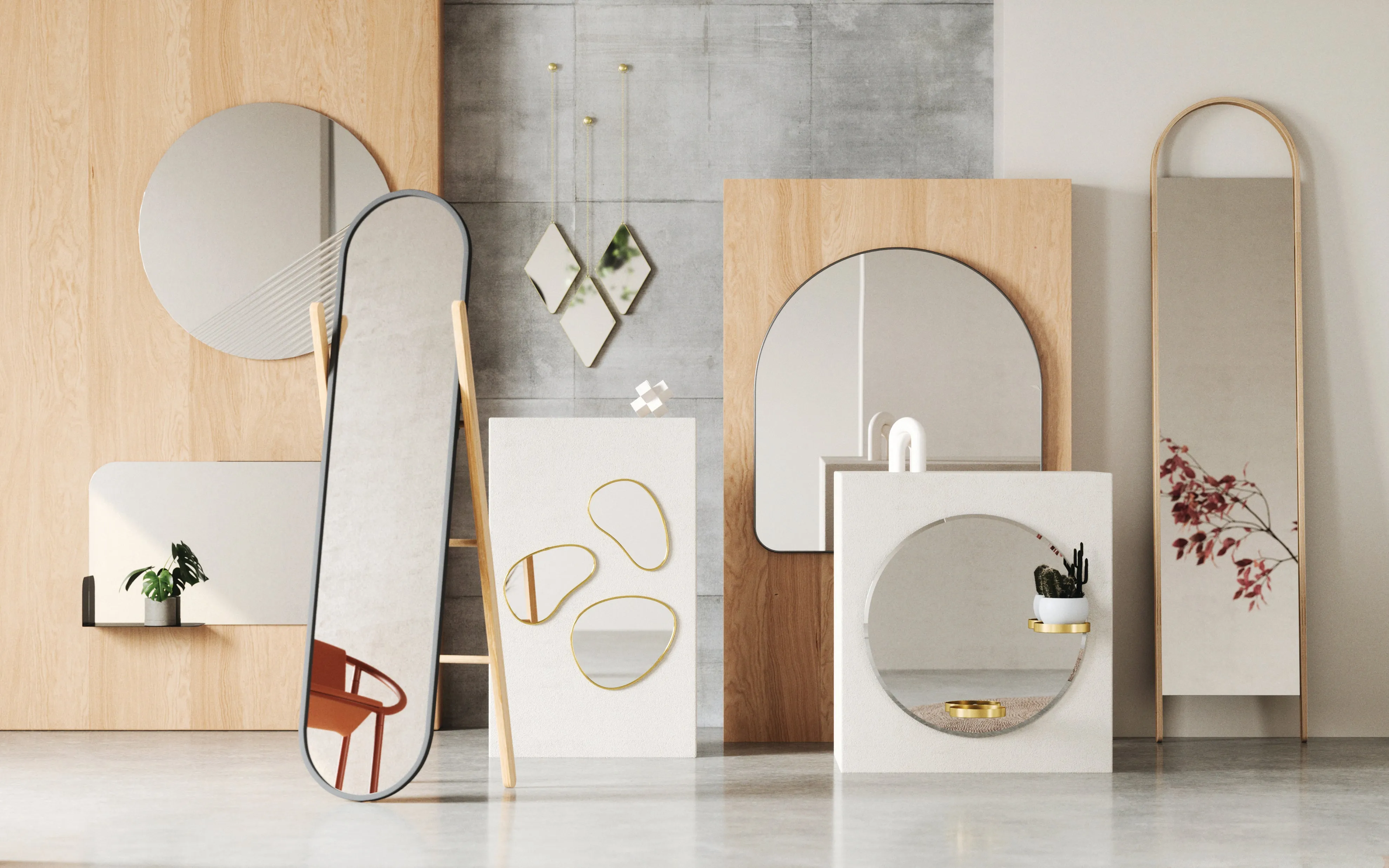 BELLWOOD LEANING MIRROR