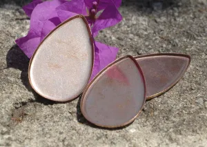 Bezel Teardrop Blanks 24g Blanks Cutout for Enameling Variety Metals