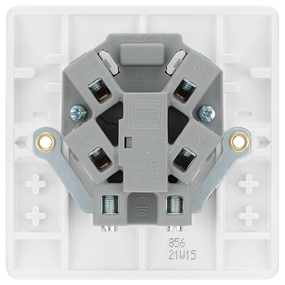 BG 856 White Round Edge Unswitched Spur   Neon