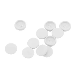 BG 8SC10/10 White Moulded Screw Caps, Pack of 10