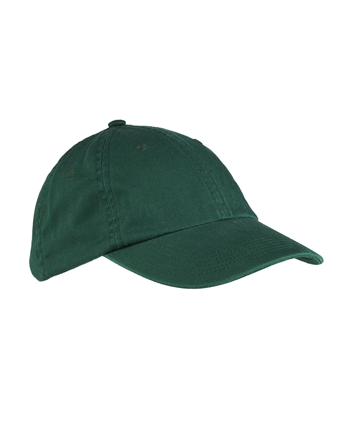 Big Accessories Enzyme Washed Low Profile Cap | Dark Green