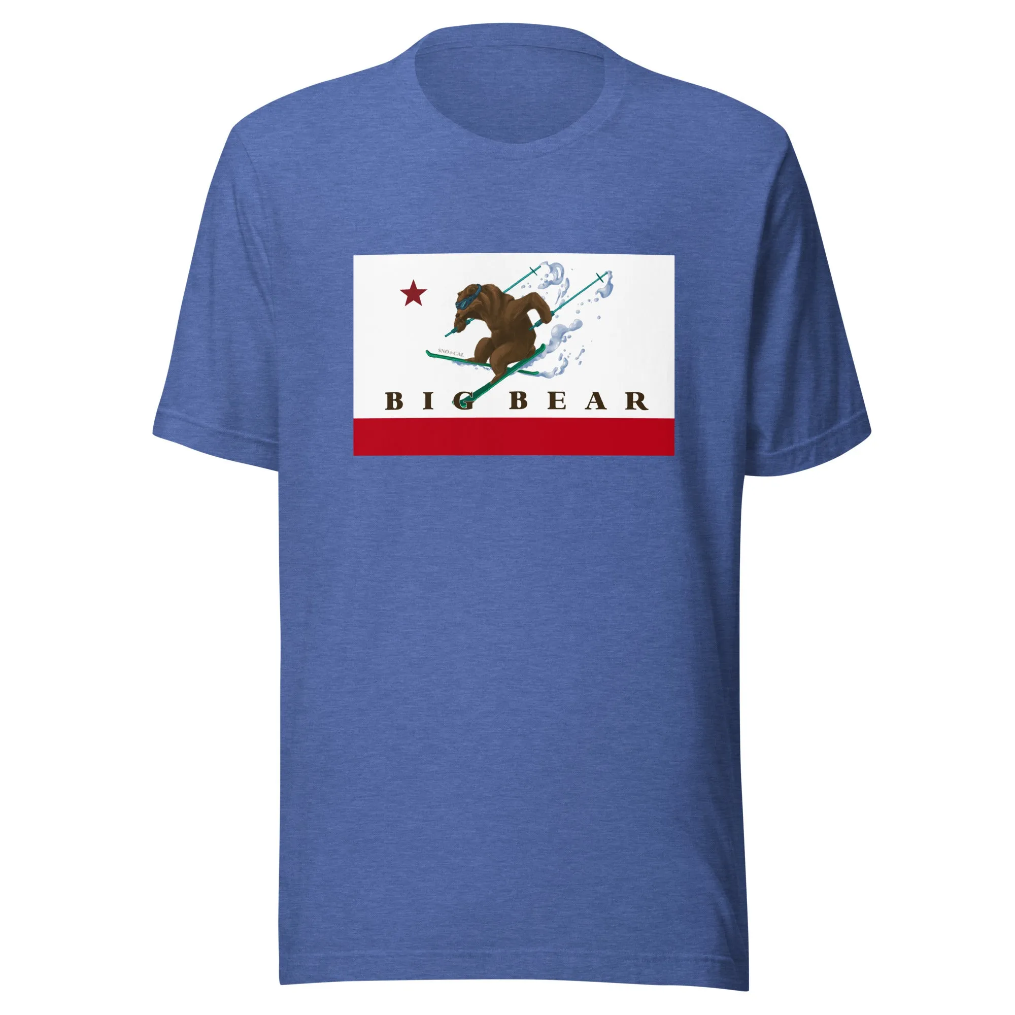 Big Bear CA Flag Ski Shirt