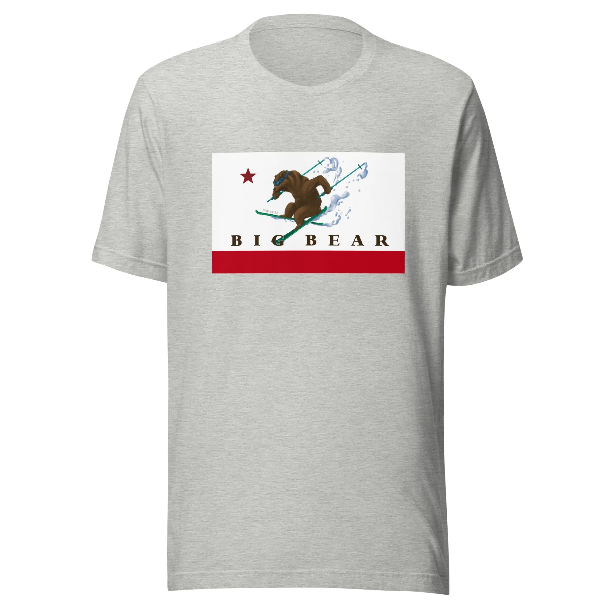 Big Bear CA Flag Ski Shirt