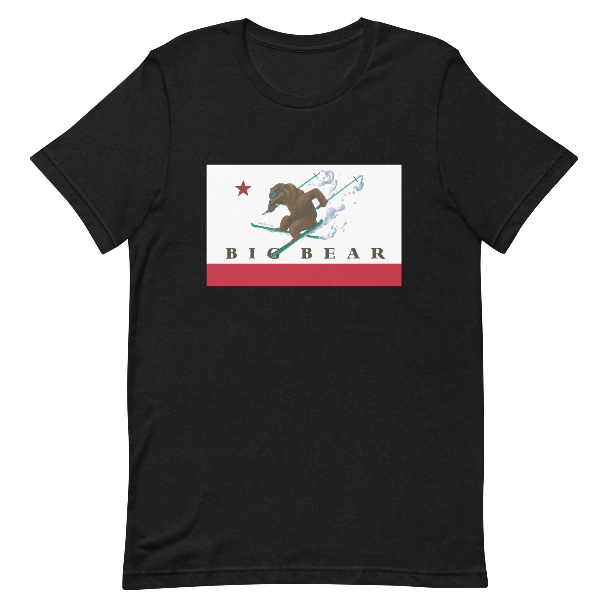 Big Bear CA Flag Ski Shirt