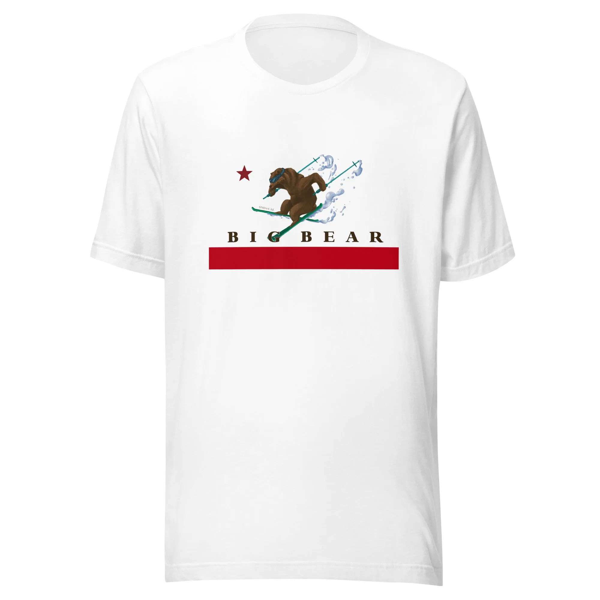 Big Bear CA Flag Ski Shirt