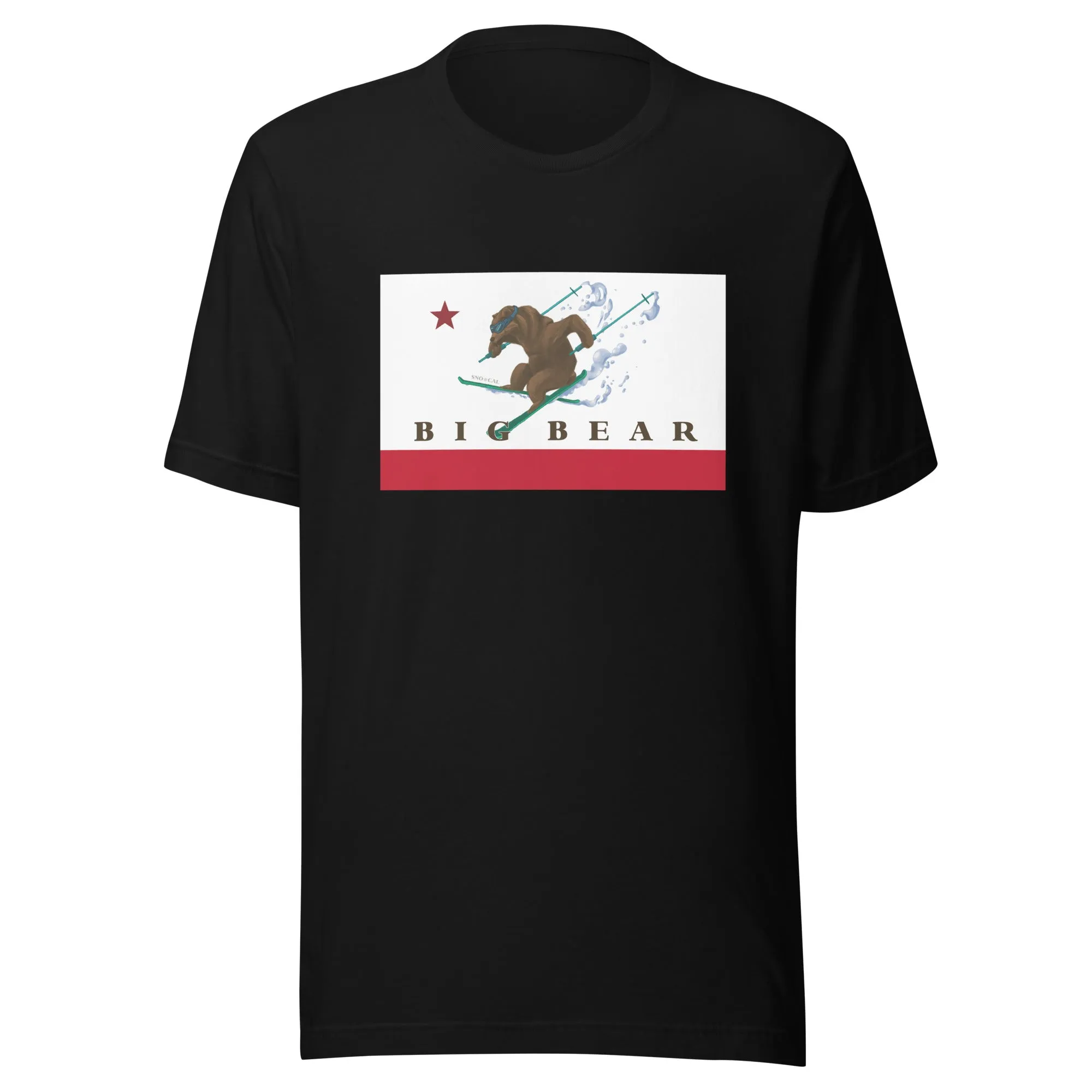 Big Bear CA Flag Ski Shirt