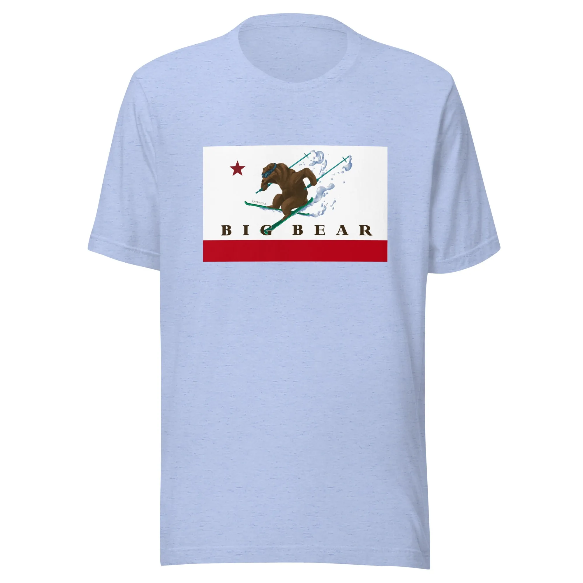 Big Bear CA Flag Ski Shirt