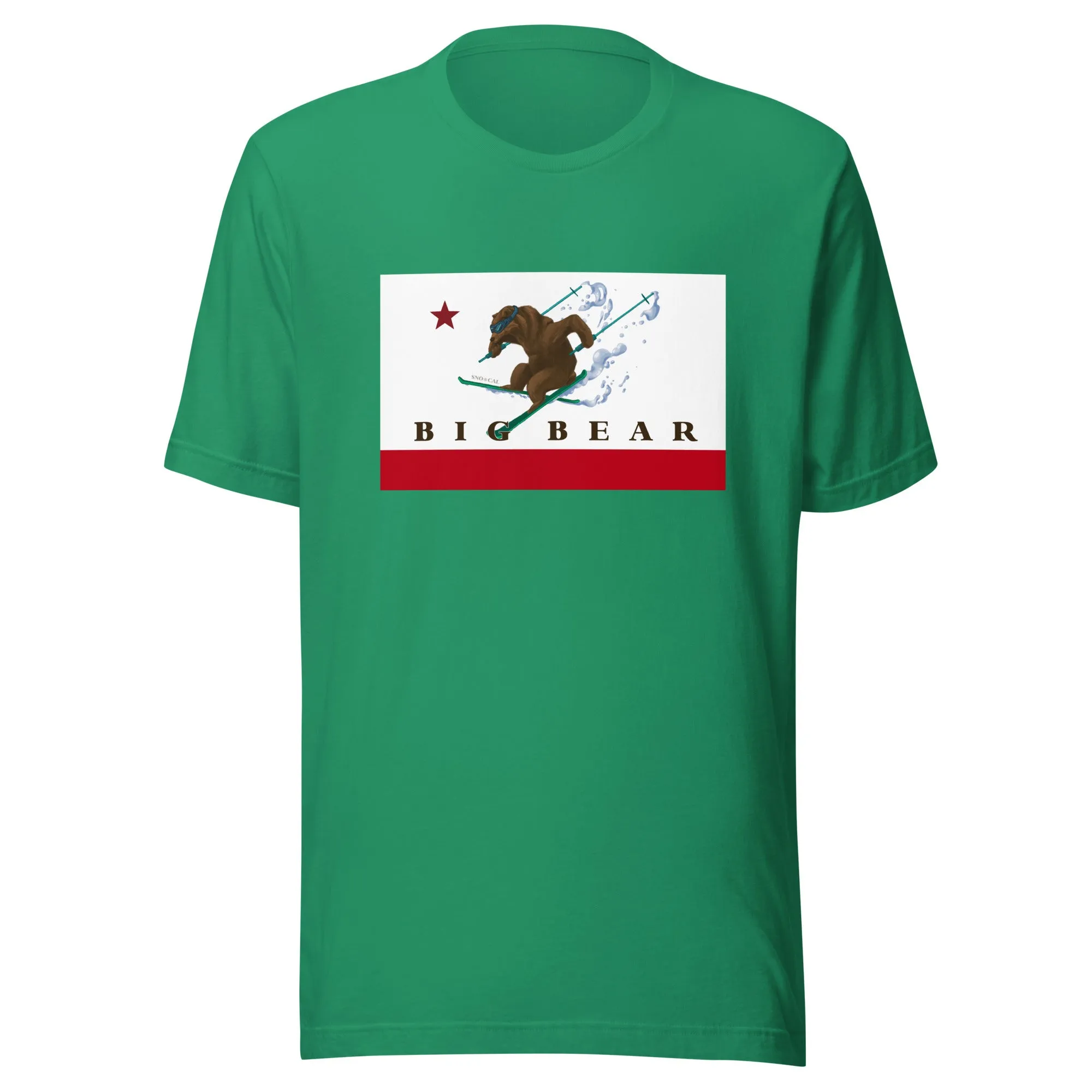 Big Bear CA Flag Ski Shirt