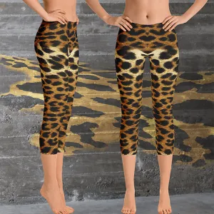 Big Cat Leopard Capri