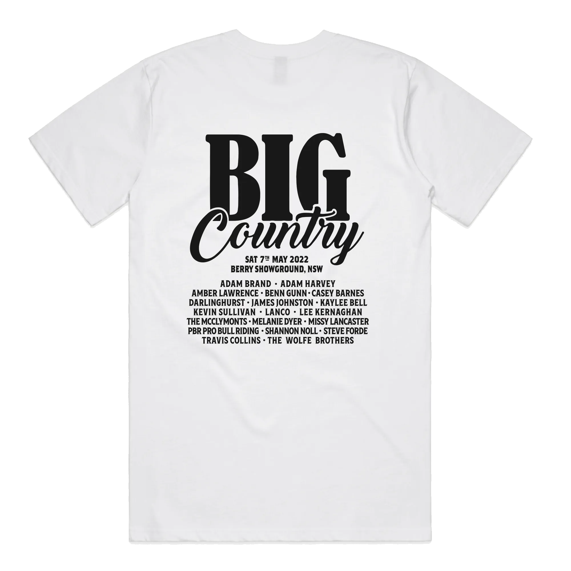 Big Country Festival White Tee