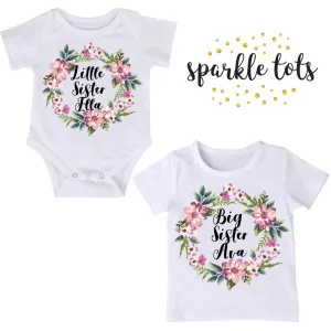 Big Sister Little Sister Matching Floral Set
