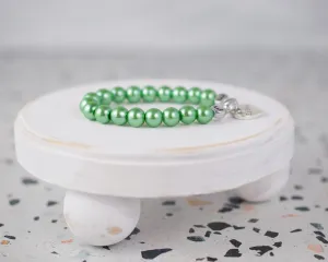 BIG SISTER PEARL BRACELET | DARK AQUAMARINE