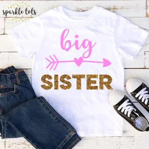 Big Sister T-Shirt | Personalised Big Sister Tee