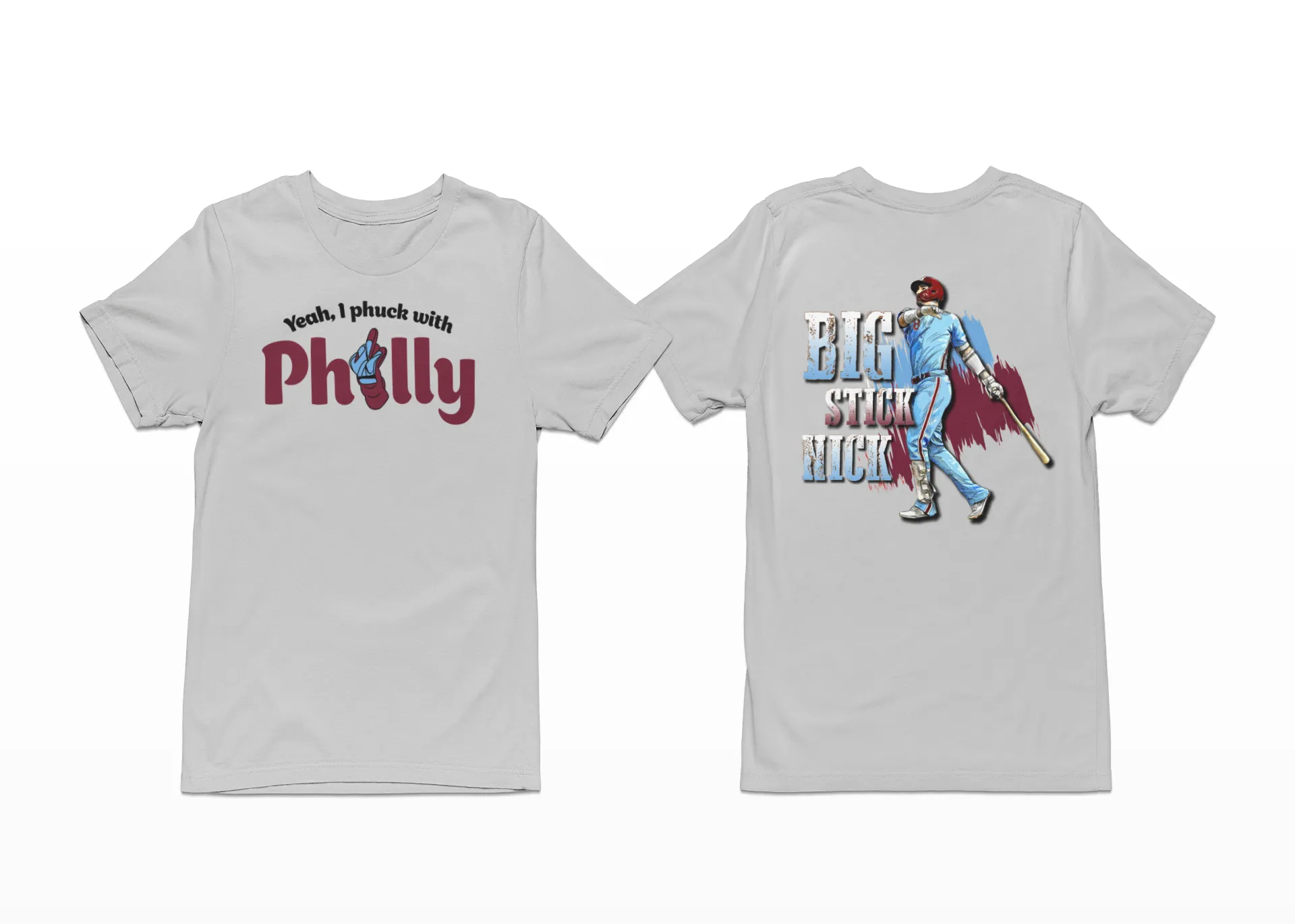 Big Stick Nick Castellanos I Phuck With Philly T-Shirt