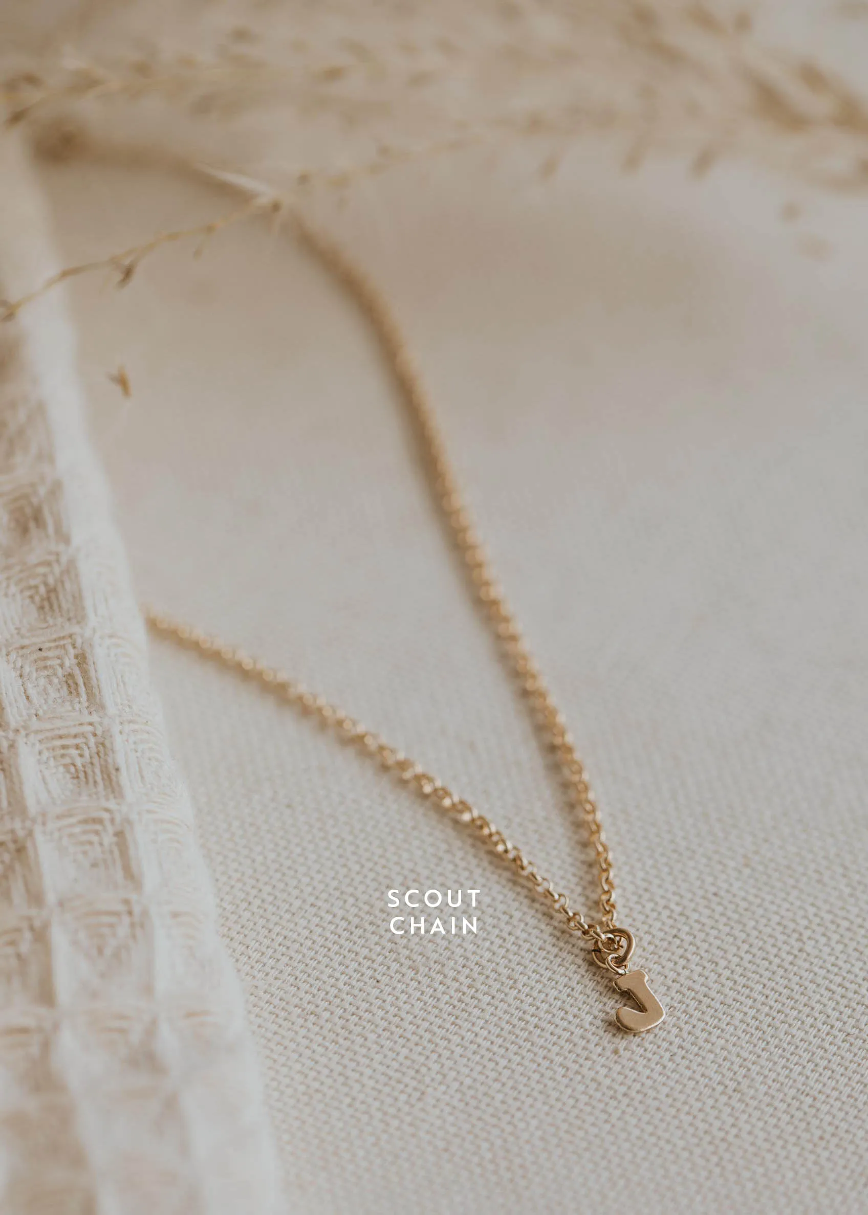 Birdie Initial Necklace