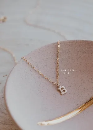 Birdie Initial Necklace