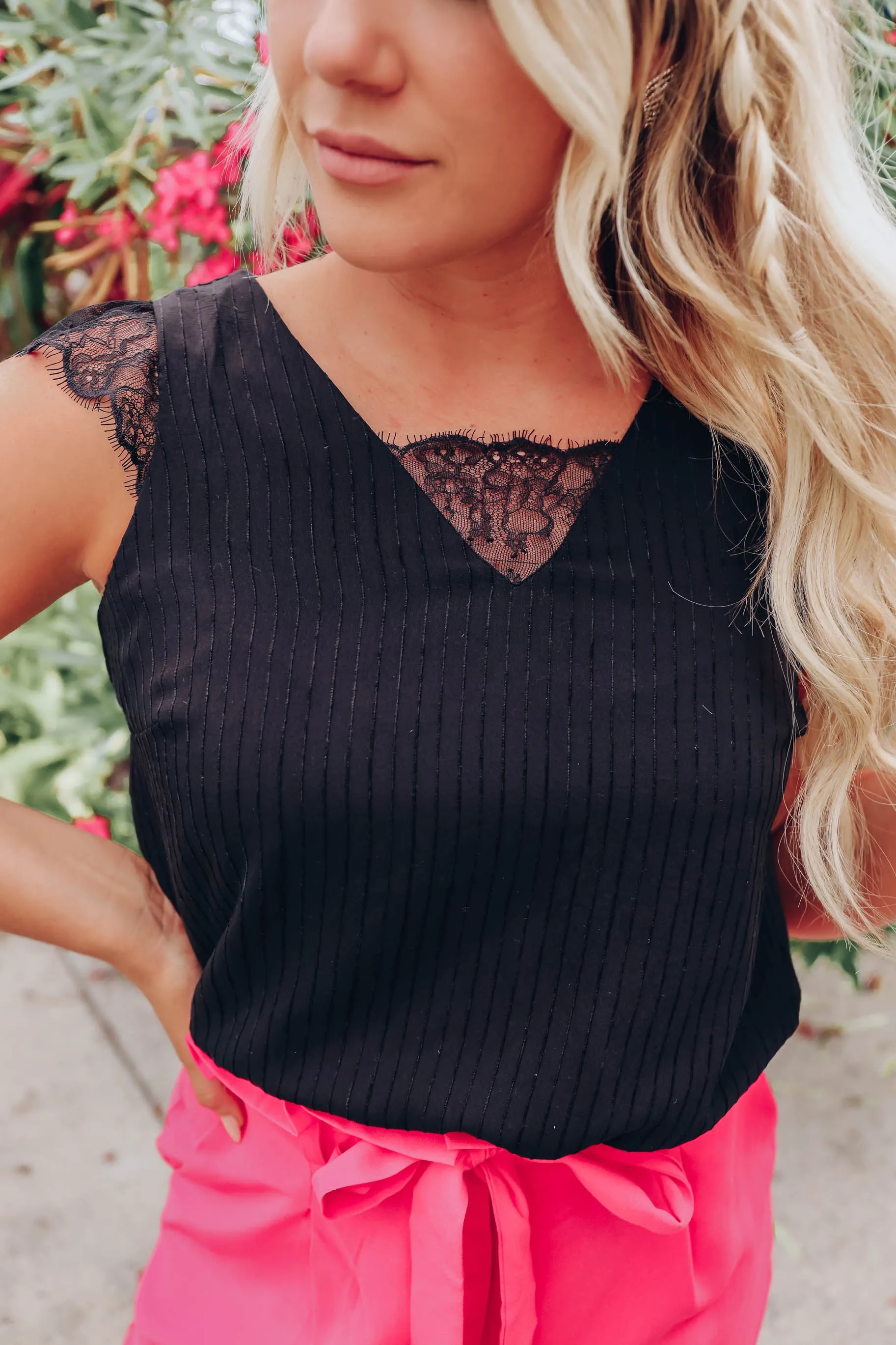Black Beauty Tank Blouse