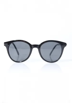 Black Rounded Sunglasses