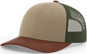Blank Low Profile Trucker Tan Loden Brown