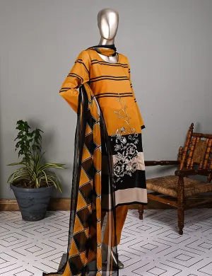 BLC-07 - Orchid | Un-Stitched Embroidered Lawn Dress