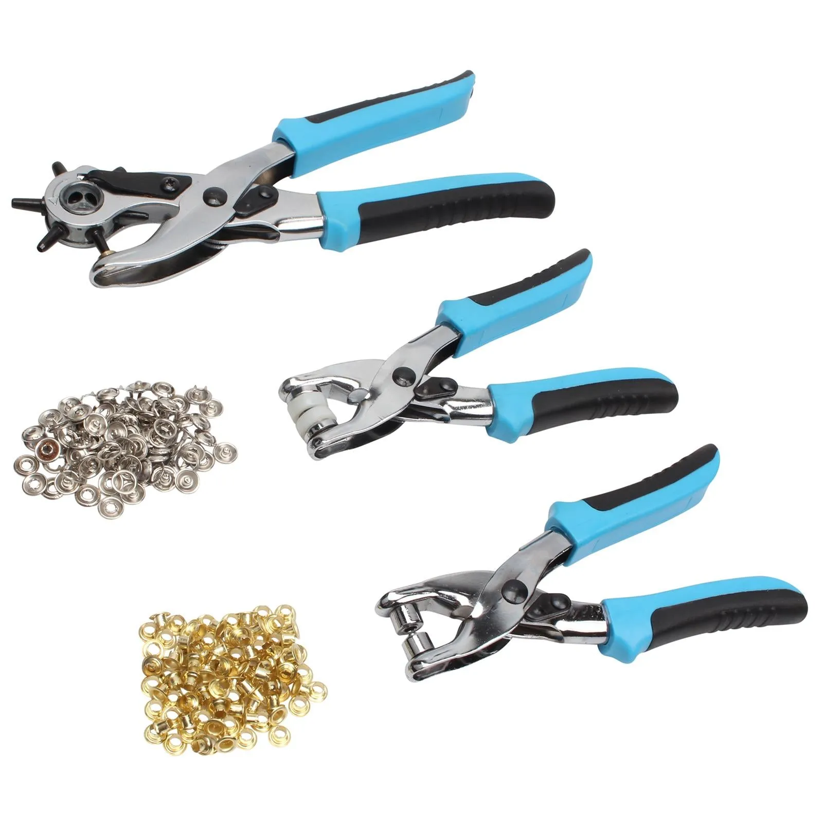BlueSpot Punch And Eyelet Plier Set 3 Piece