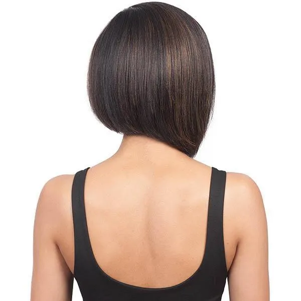 Bobbi Boss 100% Human Hair Sleek Bob Lace Front Wig - MHLF402 HH NADINE SHORT