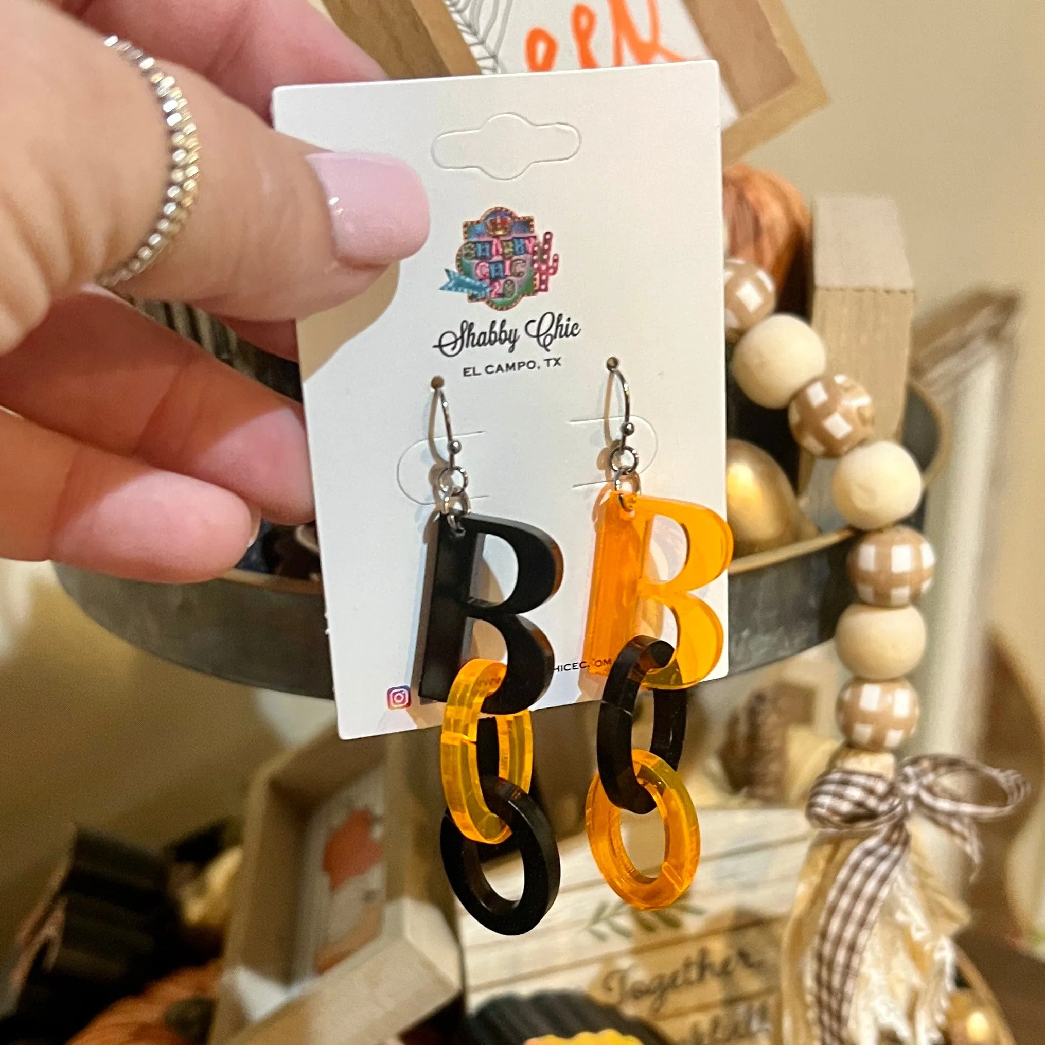 Boo Linked Earrings
