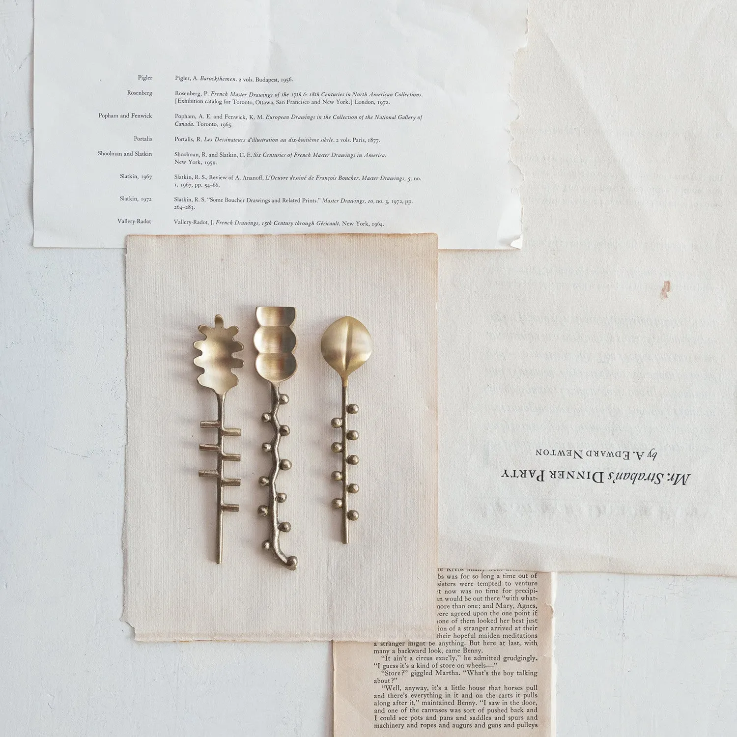 Brass Formed Spoon