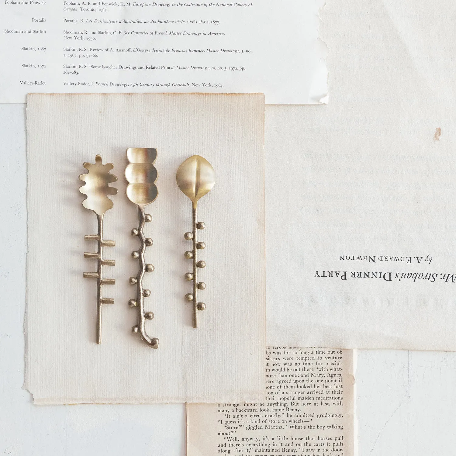 Brass Formed Spoon