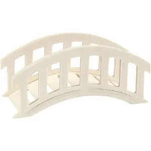 Bridge Small Arched Wooden | Model Making Crafting Doll House | 15x6x7cm