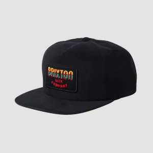 Brixton Neighbor MP Snapback Cap Black Sol Wash