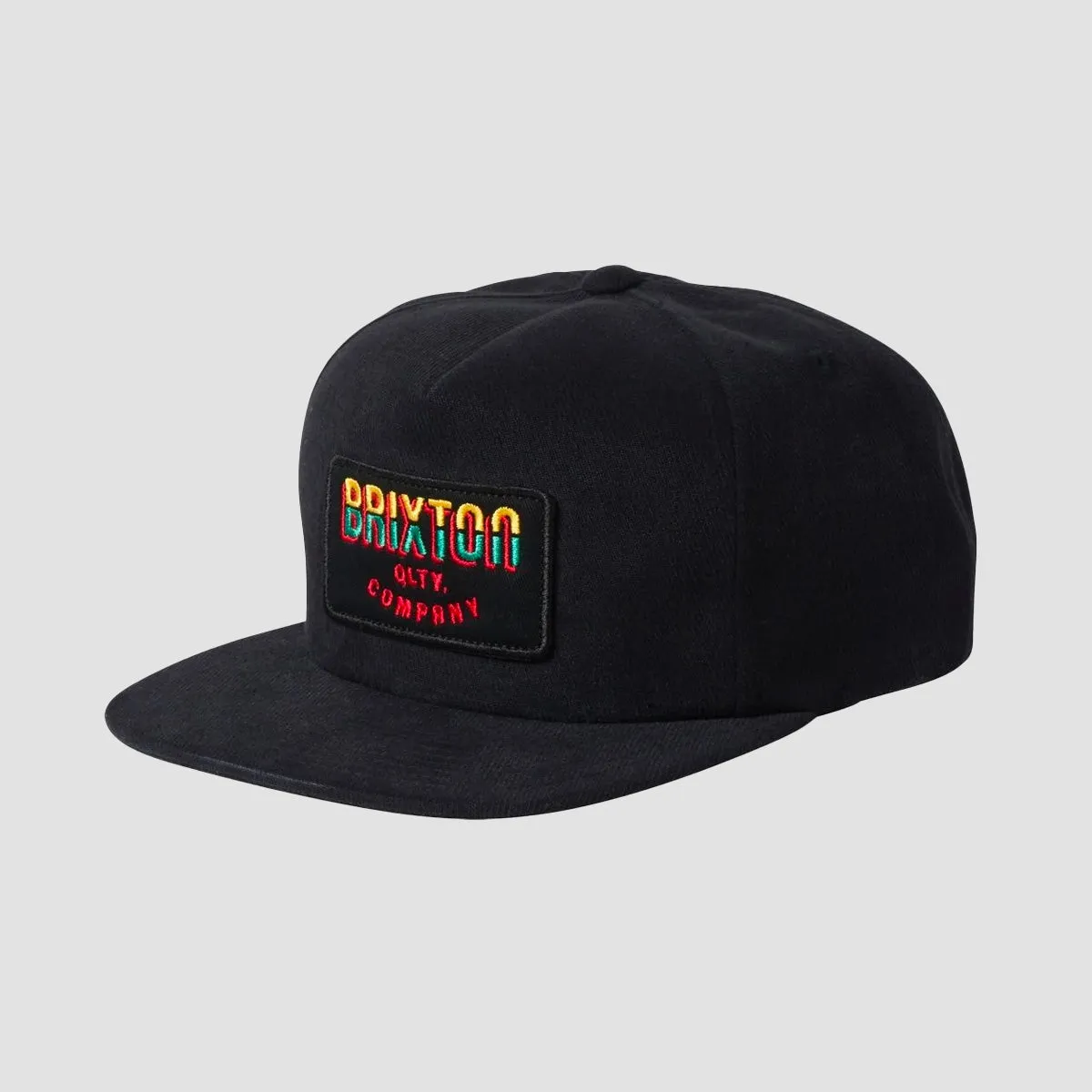 Brixton Neighbor MP Snapback Cap Black Sol Wash