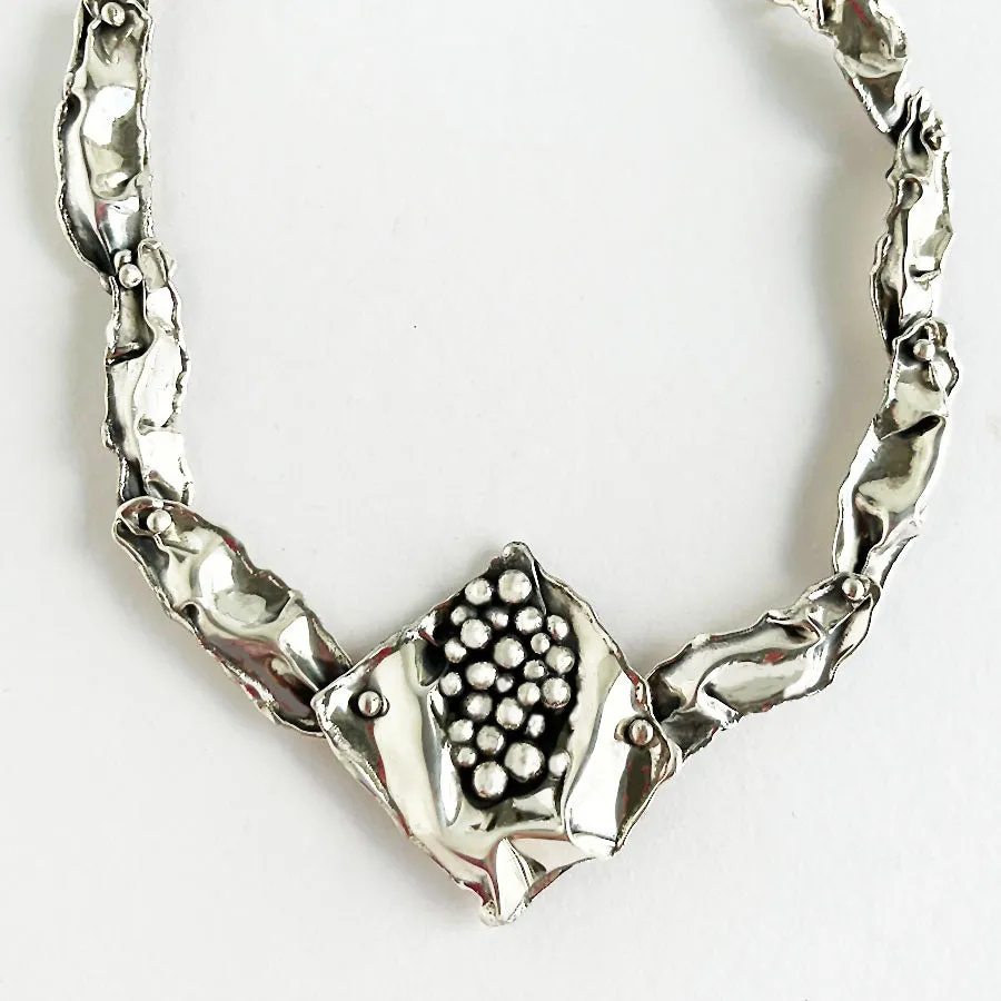 Bubbles Sterling Silver Necklace