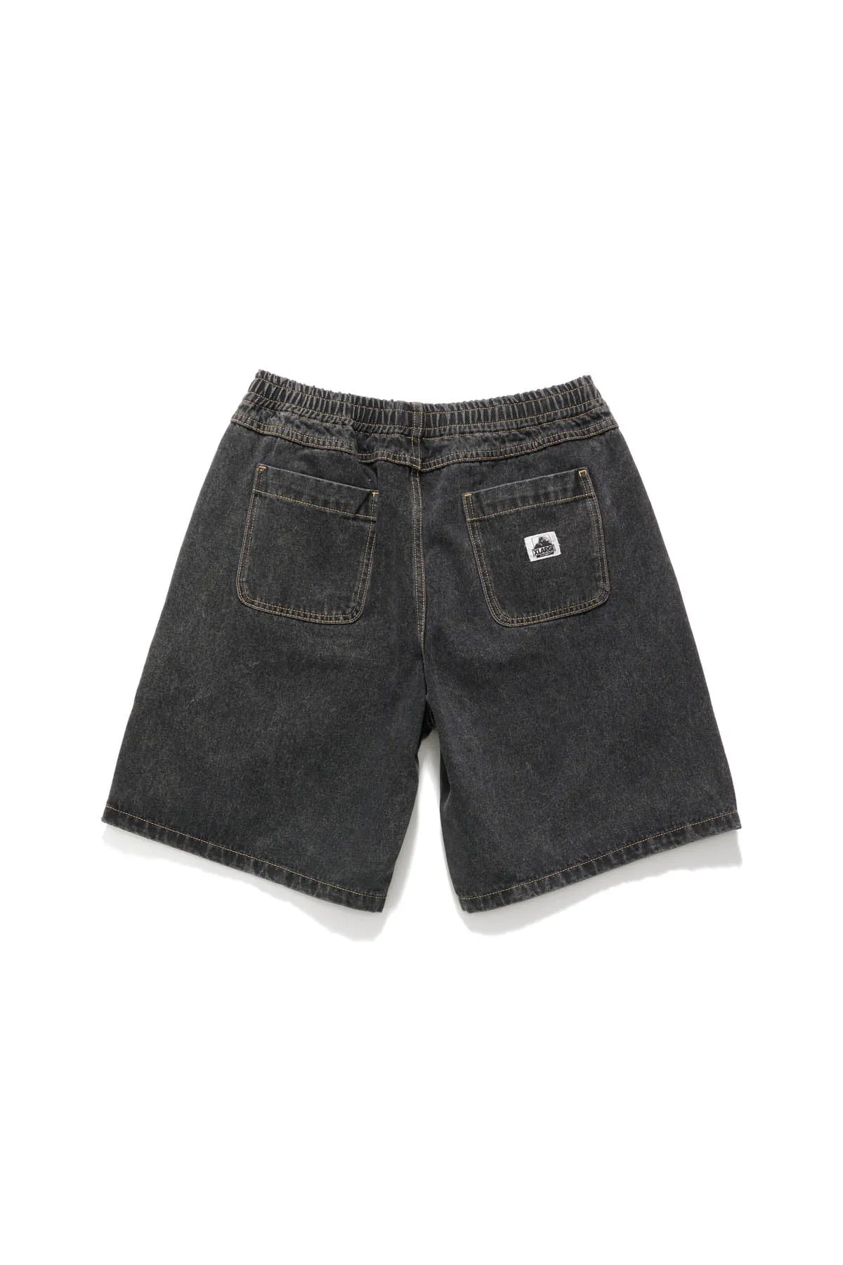 BULL DENIM 91 ELASTIC SHORT - WASHED BLACK DENIM