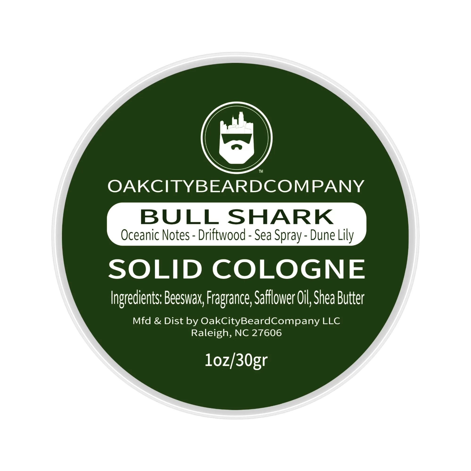 Bull Shark (Solid Cologne) by Oak City Beard Company