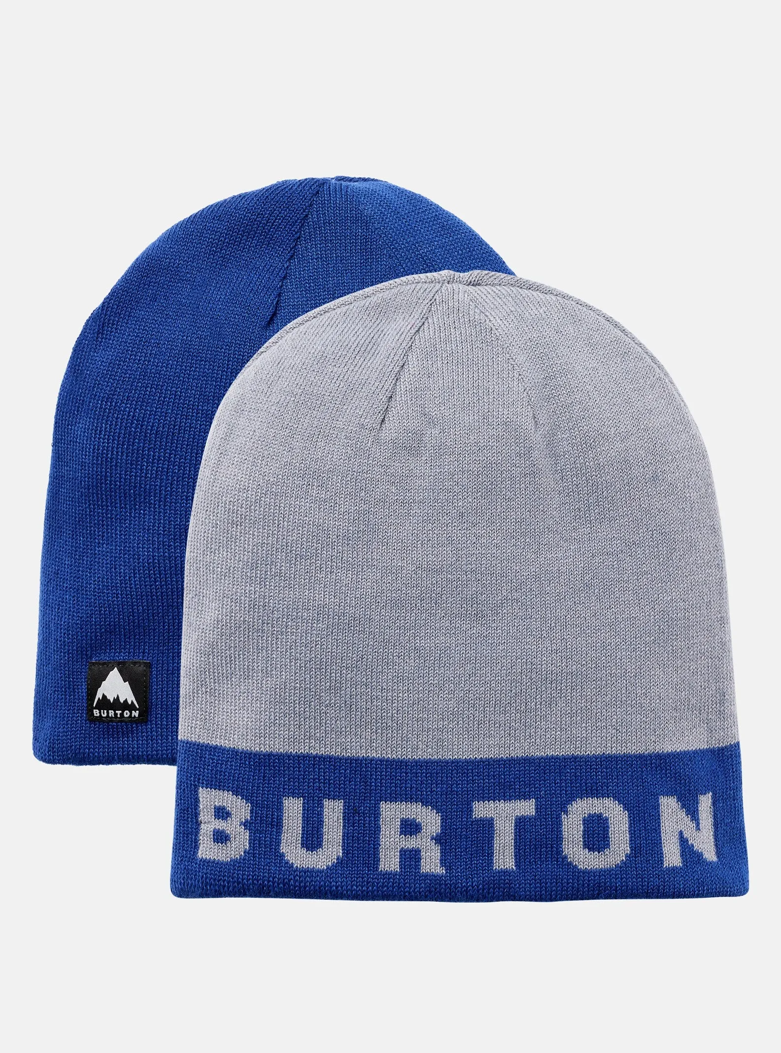 Burton Recycled Billboard Reversible Beanie - Jake Blue / Silver Sconce