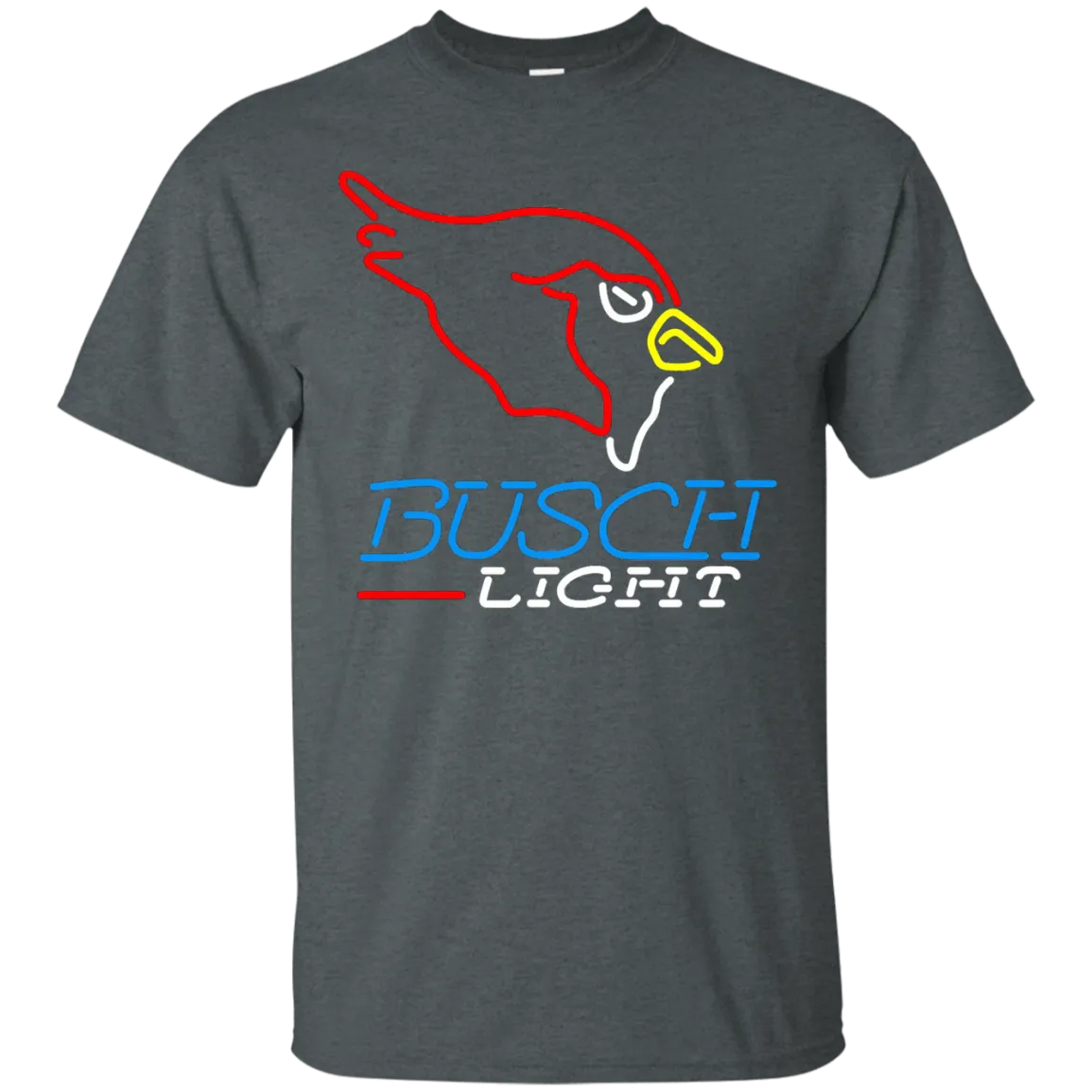 Busch Light Beer T-Shirt Custom Designed Graphic Pattern Arizona Cardinals NFL