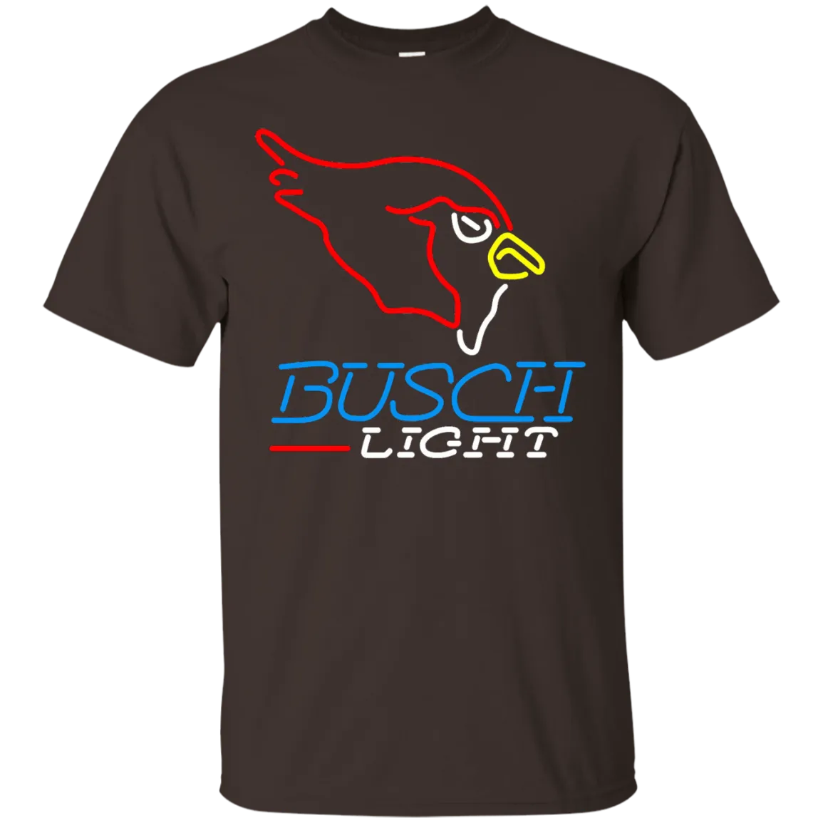 Busch Light Beer T-Shirt Custom Designed Graphic Pattern Arizona Cardinals NFL