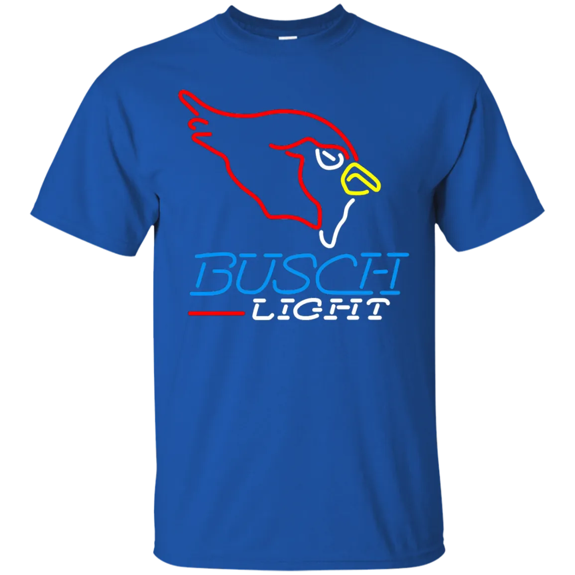 Busch Light Beer T-Shirt Custom Designed Graphic Pattern Arizona Cardinals NFL